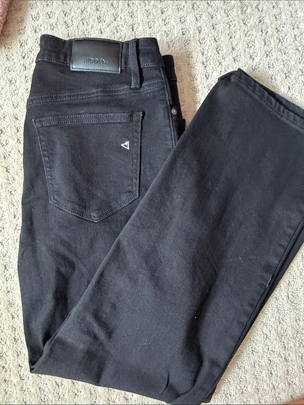 NWOT vici hidden black wide leg stretch jean